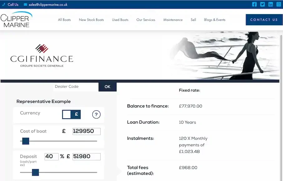 Clipper Marine finance/marine mortgage